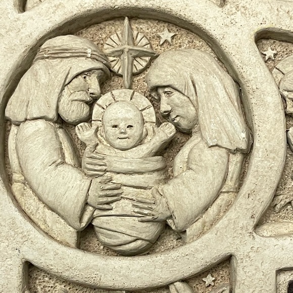 Nativity scene in concrete by Carruth. - Picture 4 of 12